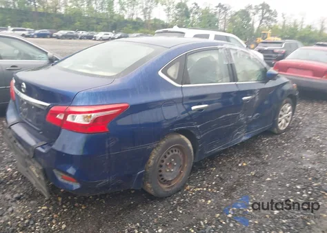2016 Nissan Sentra S z USA, uszkodzony, nr VIN 3N1AB7AP3GY225812